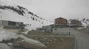 Archived webcam image showing Jägeralpe: View Ski Hotel on 12 Apr 2026 at 16:28