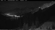 Archived webcam image showing Mittergrat mountain hut on 14 Mar 2026 at 00:21