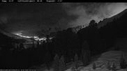 Archived webcam image showing Mittergrat mountain hut on 18 Mar 2026 at 00:38