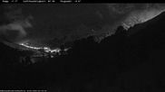 Archived webcam image showing Mittergrat mountain hut on 18 Mar 2026 at 02:38
