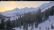 Archived webcam image showing Mittergrat mountain hut on 18 Mar 2026 at 07:38