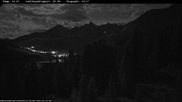 Archived webcam image showing Mittergrat mountain hut on 6 Aug 2026 at 02:39