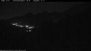 Archived webcam image showing Mittergrat mountain hut on 9 Aug 2026 at 00:26