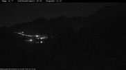 Archived webcam image showing Mittergrat mountain hut on 9 Aug 2026 at 02:26
