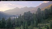 Archived webcam image showing Mittergrat mountain hut on 9 Aug 2026 at 07:26