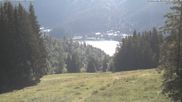 Archived webcam image showing Stümpfling ski slope on 12 Jul 2026 at 08:37