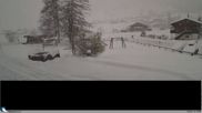 Archived webcam image showing Hotel Alpina at Adelboden Boden on 31 Mar 2026 at 08:52