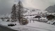 Archived webcam image showing Hotel Alpina at Adelboden Boden on 31 Mar 2026 at 12:52
