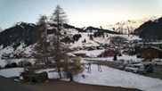 Archived webcam image showing Hotel Alpina at Adelboden Boden on 5 Apr 2026 at 07:24