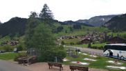 Archived webcam image showing Hotel Alpina at Adelboden Boden on 12 Jun 2026 at 08:26