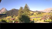 Archived webcam image showing Hotel Alpina at Adelboden Boden on 25 Jun 2026 at 08:08