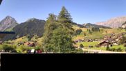 Archived webcam image showing Hotel Alpina at Adelboden Boden on 25 Jun 2026 at 10:08