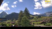 Archived webcam image showing Hotel Alpina at Adelboden Boden on 25 Jun 2026 at 12:08