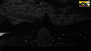 Archived webcam image showing Hotel Alpina at Adelboden Boden on 3 Aug 2026 at 04:40
