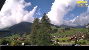Archived webcam image showing Hotel Alpina at Adelboden Boden on 6 Aug 2026 at 10:52