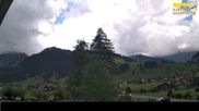 Archived webcam image showing Hotel Alpina at Adelboden Boden on 6 Aug 2026 at 14:52