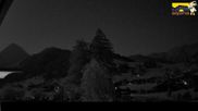 Archiviertes Webcam Bild: Adelboden: Blick Hotel Alpina zum Weltcuphang am 28.08.2026 um 00:19 Uhr