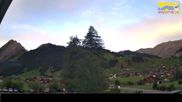 Archived webcam image showing Hotel Alpina at Adelboden Boden on 2 Sep 2026 at 07:25