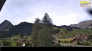 Archived webcam image showing Hotel Alpina at Adelboden Boden on 24 Sep 2026 at 10:54