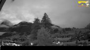 Archived webcam image showing Hotel Alpina at Adelboden Boden on 2 Oct 2026 at 07:42