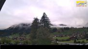 Archived webcam image showing Hotel Alpina at Adelboden Boden on 2 Oct 2026 at 08:42