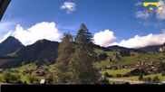 Archived webcam image showing Hotel Alpina at Adelboden Boden on 2 Oct 2026 at 12:42