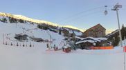 Archived webcam image showing Méribel-Mottaret on 1 Apr 2026 at 08:23