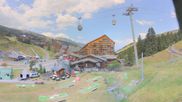Archived webcam image showing Méribel-Mottaret on 12 Aug 2026 at 14:07