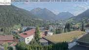 Archived webcam image showing Hirschegg on 12 Jul 2026 at 18:21