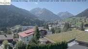 Archived webcam image showing Hirschegg on 8 Aug 2026 at 10:34