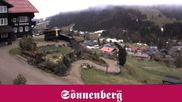 Archived webcam image showing Hotel Sonnenberg Hirschegg on 12 Apr 2026 at 14:30