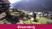 Archived webcam image showing Hotel Sonnenberg Hirschegg on 28 Jul 2026 at 08:37