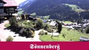 Archived webcam image showing Hotel Sonnenberg Hirschegg on 28 Jul 2026 at 10:37