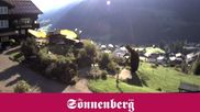 Archived webcam image showing Hotel Sonnenberg Hirschegg on 8 Aug 2026 at 08:36
