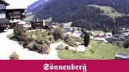 Archived webcam image showing Hotel Sonnenberg Hirschegg on 8 Aug 2026 at 12:36