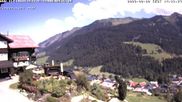Archived webcam image showing Hotel Sonnenberg Hirschegg on 8 Aug 2026 at 14:36