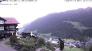 Archived webcam image showing Hotel Sonnenberg Hirschegg on 28 Aug 2026 at 06:21