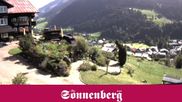 Archived webcam image showing Hotel Sonnenberg Hirschegg on 28 Aug 2026 at 10:21