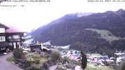 Archived webcam image showing Hotel Sonnenberg Hirschegg on 23 Sep 2026 at 07:16
