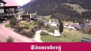Archived webcam image showing Hotel Sonnenberg Hirschegg on 13 Oct 2026 at 14:49
