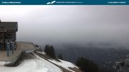 Archived webcam image showing middle station Fellhornbahn on 12 Apr 2026 at 07:05