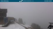Archived webcam image showing middle station Fellhornbahn on 12 Apr 2026 at 14:05