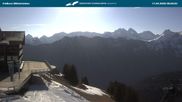 Archiviertes Webcam Bild: Mittelstation Fellhornbahn am 17.04.2026 um 08:22 Uhr