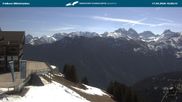 Archiviertes Webcam Bild: Mittelstation Fellhornbahn am 17.04.2026 um 10:22 Uhr