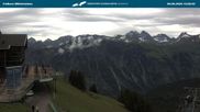 Archived webcam image showing middle station Fellhornbahn on 6 Jun 2026 at 12:05