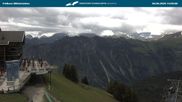Archived webcam image showing middle station Fellhornbahn on 6 Jun 2026 at 14:05