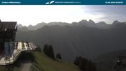 Archived webcam image showing middle station Fellhornbahn on 16 Jun 2026 at 08:21