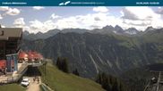 Archived webcam image showing middle station Fellhornbahn on 20 Jun 2026 at 12:44