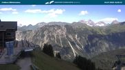 Archived webcam image showing middle station Fellhornbahn on 4 Jul 2026 at 16:22