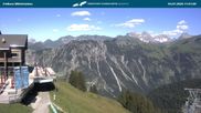 Archived webcam image showing middle station Fellhornbahn on 4 Jul 2026 at 18:22